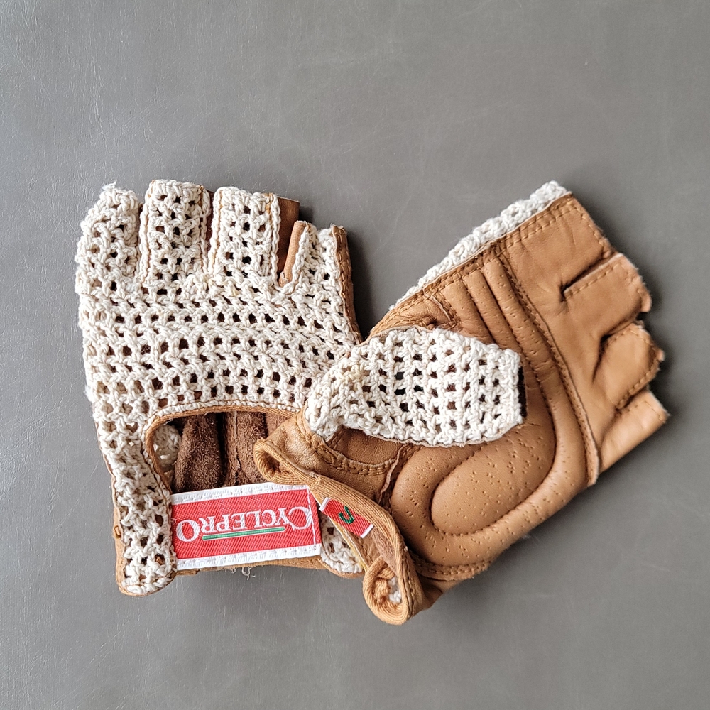 NEW Vintage West Coast Cycle CyclePro Deluxe Touring Gloves, Size Small